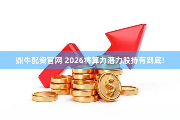 鼎牛配资官网 2026将算力潜力股持有到底!